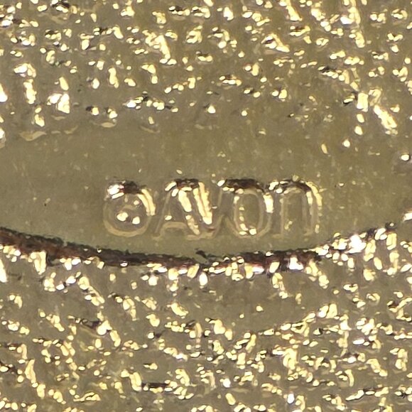 Vintage Avon Gold-Tone Baroque Brooch with Black Stone and Pearl Drop - Picture 5 of 8